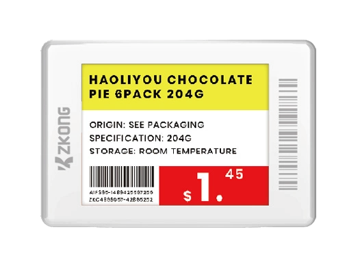 ZKONG Blade 1,8 inç ZKC18B Elektronik Raf Etiketi