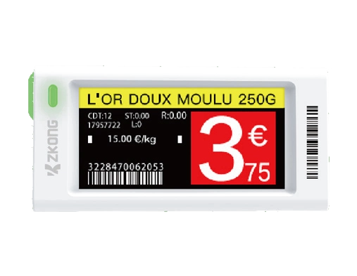 ZKONG Valley 2,13 inç ZKC21V Elektronik Raf Etiketi